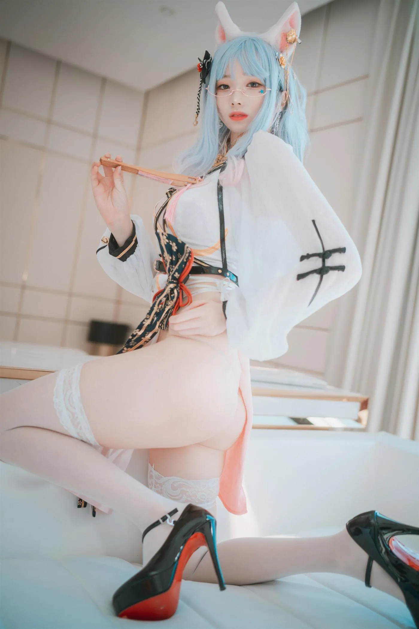 Bambi밤비 – NO.86 [DJAWA] Le Chat Porte un Qípáo [87P]插图1